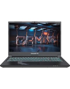 Ноутбук 15 6 G5 MF Core i5 12500H 16Gb 512Gb SSD W11 black MF E2KZ313SH Gigabyte