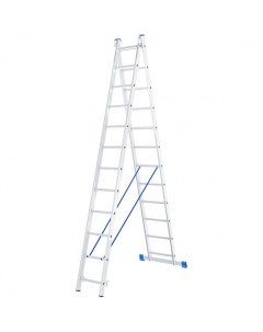 Двухсекционная алюминиевая лестница Сибртех