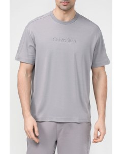 Однотонная футболка из хлопка Calvin klein