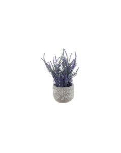 Цветок искусственный в горшке Лаванда Фиолетовый 15 Ogogo