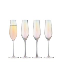 Набор бокалов для шампанского Gemma Opal Бежевый 7 2 Liberty jones