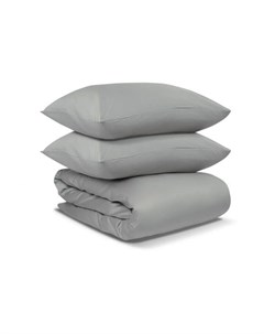 Комплект постельного белья двуспальный Серый Tkano