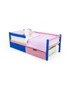 Детская кровать тахта Svogen синий лаванда Розовый Бельмарко