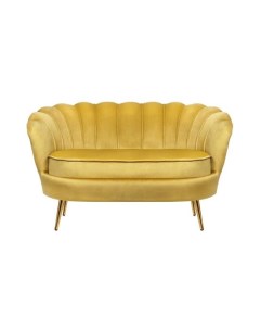 Желтый диван Pearl double yellow Mak-interior