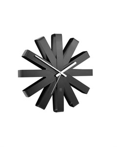 Часы настенные Ribbon Черный Umbra