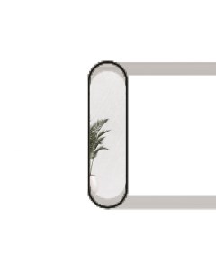 Дизайнерское настенное зеркало Evelix L Черный Genglass