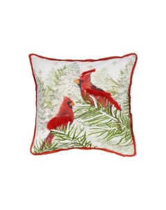 Подушка декоративная с рисунком Northern cardinal Tkano