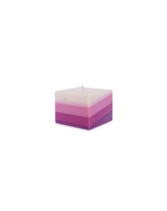 Свеча в фиолетово розовой гамме Розовый 7 Wowbotanica
