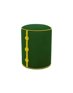 Пуф Drum Button Зеленый Ткань Ankor 36 Зеленый 22 Желтый Ogogo