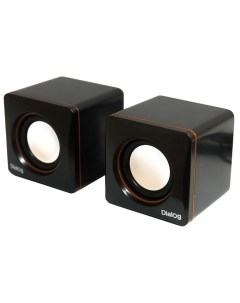 Акустика 2.0 Dialog AC-04UP, 6 Вт, черный/оранжевый