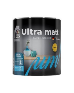 Краска моющаяся Home Ultra matt база 3 бесцветная 0 9 л Dufa