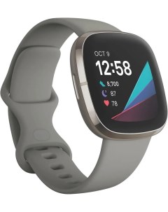 Умные часы Fitbit Sense Advanced Smartwatch Steel Grey Silver FB512SRSG Nobrand