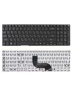 Клавиатура для ноутбука Packard Bell TM81 TM86 TM87 черная Azerty