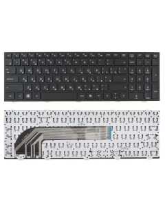 Клавиатура для ноутбука HP ProBook 4540S 4740S черная с черной рамкой Azerty