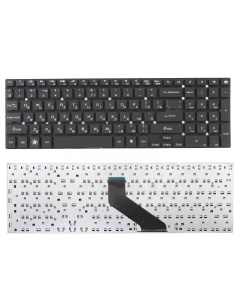 Клавиатура для ноутбука Gateway NV55S NV57H черная без рамки Azerty
