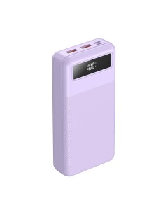 Внешний аккумулятор с быстрой зарядкой 20000mAh Porta LCD дисплей фиолетовый Tfn