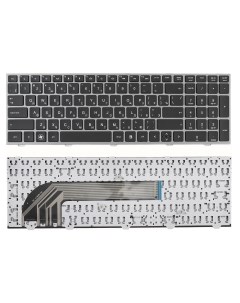 Клавиатура для ноутбука HP ProBook 4540S 4740S черная с серой рамкой Azerty