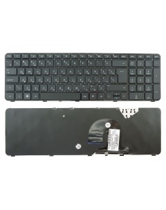 Клавиатура для ноутбука HP dv7 4000 dv7 5000 черная с рамкой Г образный Enter Azerty