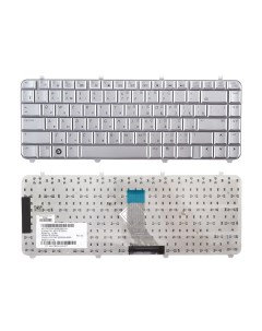 Клавиатура для ноутбука HP Pavilion DV5 DV5 1000 DV5 1030e серебристая Azerty
