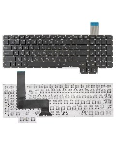 Клавиатура для ноутбука Asus Rog G750 черная без рамки Azerty