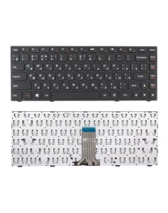 Клавиатура для ноутбука Lenovo IdeaPad G40 70 черная с рамкой Azerty