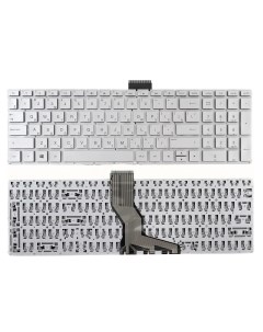 Клавиатура для ноутбука HP Pavilion 250 G6 255 G6 256 G6 серебристая без рамки Azerty