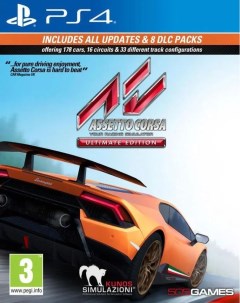 Игра Assetto Corsa Ultimate Edition русские субтитры PS4 Nobrand