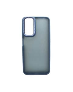 Чехол пластиковый прозрачный для Redmi Note 12S голубой Xiaomi