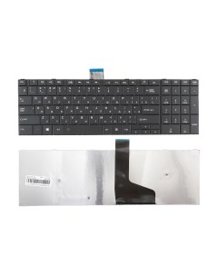 Клавиатура для ноутбука Toshiba C55 C55 A черная матовая Azerty