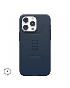 Чехол Civilian MagSafe для iPhone 15 Pro MAX 6 7 синий Mallard Uag