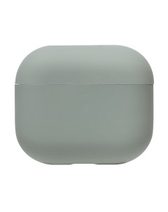 Чехол силиконовый для Apple AirPods 3 серый Basemarket
