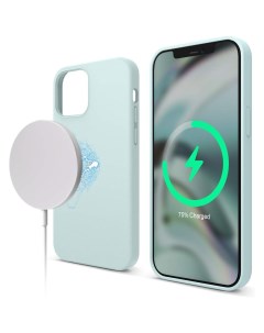 Чехол для iPhone 12 12 Pro с MagSafe silicone case Mint Elago
