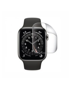 Защитная пленка для часов Apple Watch 44mm гидрогелевая глянцевая 6шт Zibelino