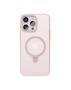 Чехол для смартфона Ring Case с MagSafe подставкой для iPhone 15 Pro Max розовый Vlp