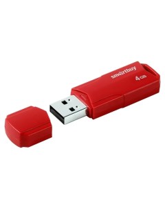 Флешка 4GB CLUE Red SB4GBCLU R Smartbuy