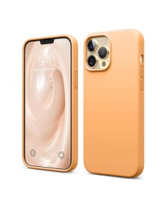 Чехол Soft silicone Liquid для iPhone 13 Pro Max Оранжевый ES13SC67 OR Elago