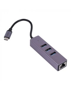 Переходник HB34 Easy link USB Gigabit Ethernet adapter серый Hoco