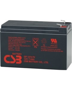 Аккумулятор для ИБП GP1272 F2 7 2 А ч 12 В GP1272F2 Csb