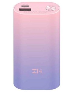 Внешний аккумулятор Xiaomi QB818 10000 mAh Purple Pink Зми