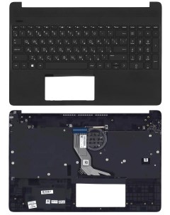 Клавиатура для HP 15 EF 15 DY топкейс черный Vbparts