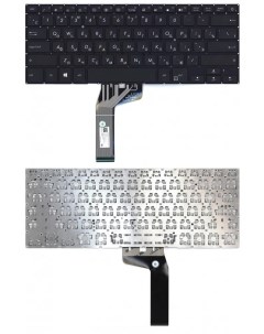 Клавиатура для Asus VivoBook S14 X411 Series черная с поддержкой подсветки Sino power