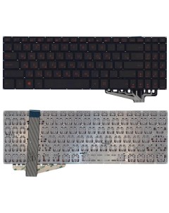 Клавиатура для Asus FX570 Series черная с подсветкой Sino power