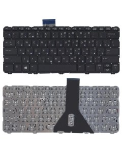 Клавиатура для HP ProBook 11 EE G1 Series p n 814342 001 черная без рамки горизонтальн Sino power