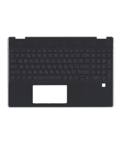 Клавиатура для HP 15 DQ FPR топкейс черный с подсветкой Vbparts