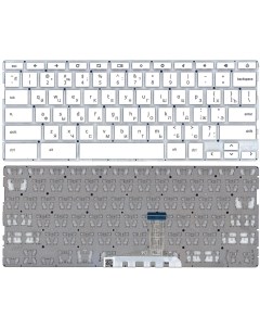 Клавиатура для HP Chromebook 14A NA Series белая Vbparts