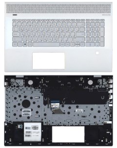 Клавиатура для HP Envy 17 CE топкейс серебристый Vbparts