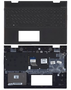 Клавиатура для HP Envy 15 CN 15 CP топкейс черный Vbparts