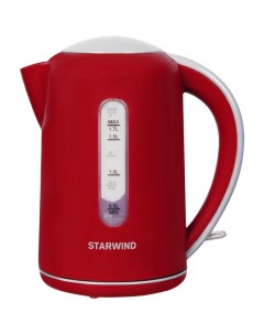 Чайник электрический SKG1021 1 7л красный серый Starwind