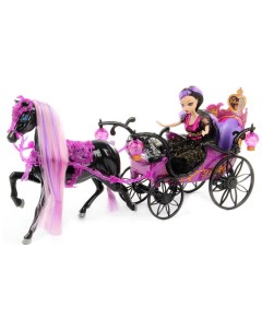 Большой игровой набор Карета с лошадью и куклой Fantasy Carriage 110614 Bettina