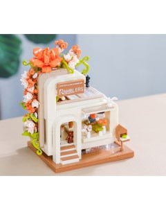 Конструктор 3D из миниблоков Домик с цветами Романтика 929 дет Balody